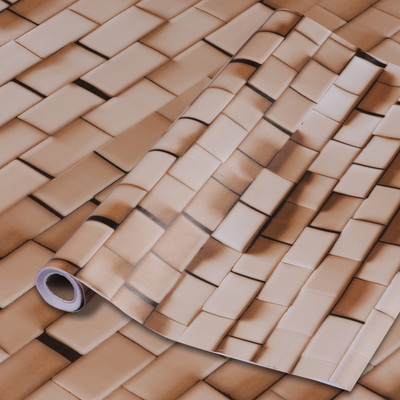Decorrhouse Architecture Brown, Beige Wallpaper(600 cm x 45 cm)