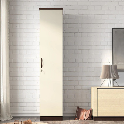 Home Full Eric 1 Door Engineered Wood 1 Door Wardrobe(Finish Color - Wenge With White, Knock Down)
