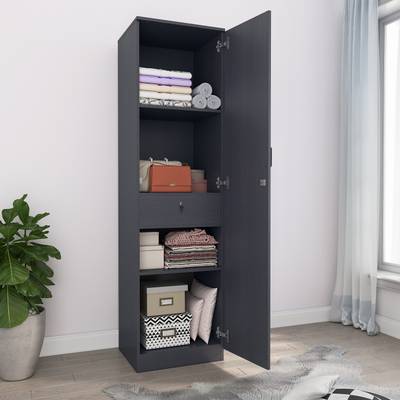 Flipkart Perfect Homes Julian Engineered Wood 1 Door Wardrobe