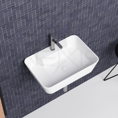 BATHBELLA Wall Mount basin & tebal top basin Ceramic Wash Basin Glossy white Wall Hung Basin(white)