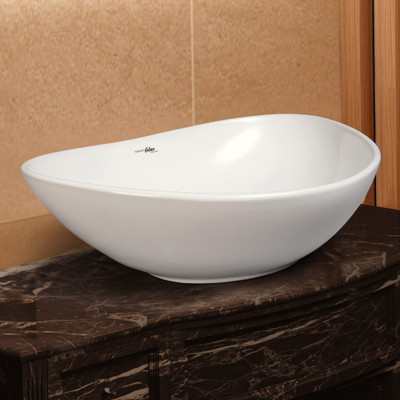 Hindware 9104610SW Over Counter Basin(Star White)