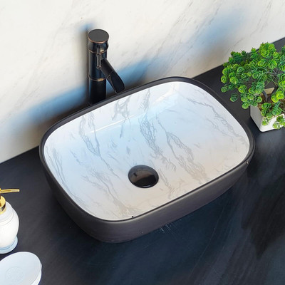 WASSMIST wsmt-basin-AD-115 wsmt-basin-AD-115 Counter Top(Black)