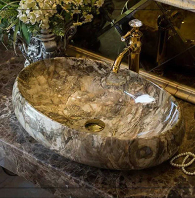 Nerobi BIG SIZE DESIGNER PREMIUM TABLE TOP COUNTER TOP WASH BASIN 24x15x5 (GLOSSY) CRETA 2025 Table Top Basin(MULTICOLORS)