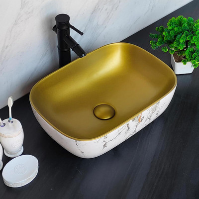 WASSMIST wsmt-basin-AD-148 wsmt-basin-AD-148 Counter Top(Gold)