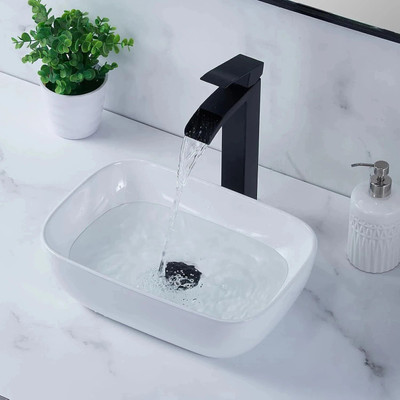 Sumra G Premium Designer Ceramic Wash Basin Table Top Wash Basin For Bathroom Table Top Basin(Plain White)
