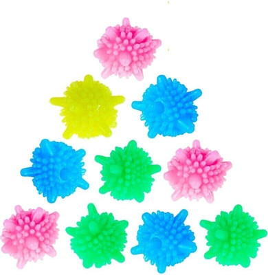 Maitri Soft Silicone Laundry Ball 10 Pcs Detergent Bar(160 g, Pack of 10)