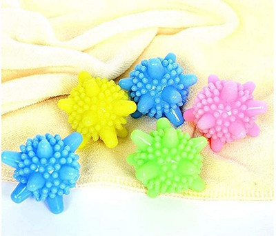 QWEEZER 2Pcs Foating Net Lint Remover & 5 Laundry balls For Washing machine Detergent Bar(200 g, Pack of 7)