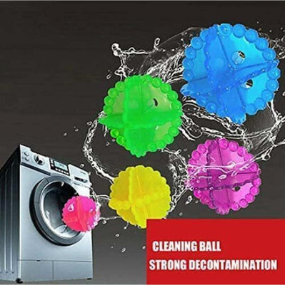 Yogi Darshan Transparent Silicone Washing Machine Ball - Cloth Cleaning Ball Detergent Bar(70 g, Pack of 10)