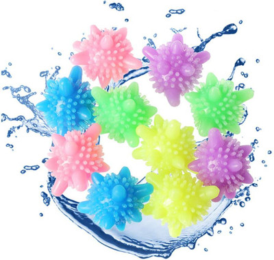 Etszaz Laundry Scrubbing Balls Tangle-Free for Washing Machine Detergent Bar(100 g, Pack of 10)