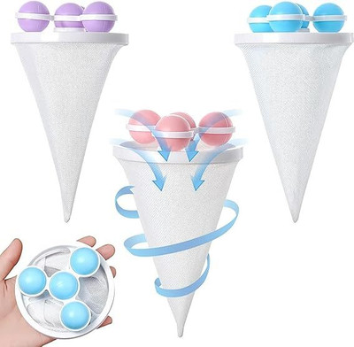 CityLight Pack of 4 Washing Machine Floating Lint Mesh Bag Washing Machine Door Hinge