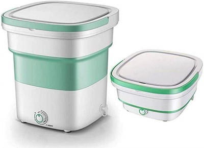 NHP TRADERS Mini Foldable high-Frequency Vibration Washing Machine | Portable Washing Machine - Ultrasonic Cleaning Machine | Small Automatic Portable Underwear Folding Washing Machine Washing Machine Door Hinge