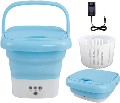 NUVIO Portable Washing Machine, Automatic Mini Foldable Bucket Washer Washing Machine Door Hinge