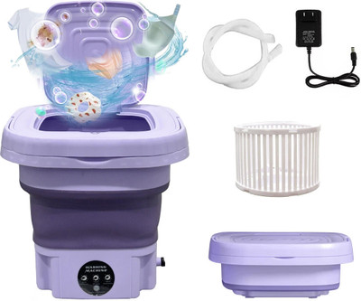 BE ME Mini Portable Foldable 9L Washing Machine| Semi Automatic 3 Modes, Washer+Dryer Washing Machine Door Hinge