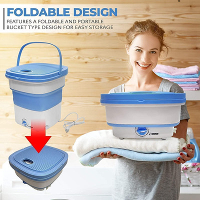 TEZZ Dual Speed Mini Washing Machine for Travel, Dorm & RV Use Washing Machine Door Hinge
