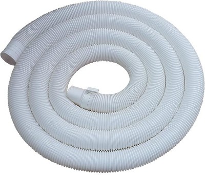 Torzen 1.5Meter Waste water Drain Outlet Pipe / Washing machine Outlet Hose Pipe-White Hose Pipe(1.5 m)