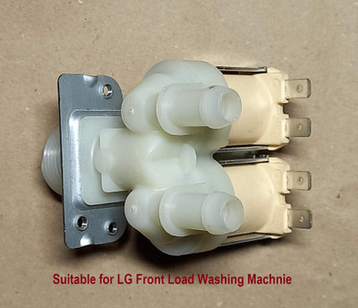 Prayox Water Inlet/Feed Valve Grey Suitable for LG Front Load Washing Machine Washing Machine Net(Pack of 1)