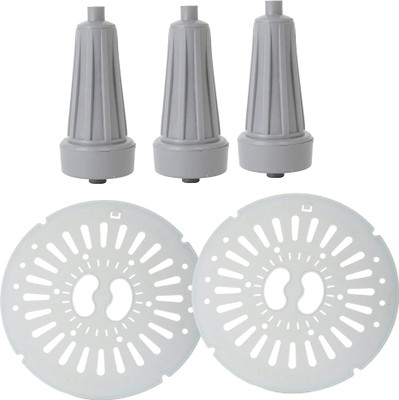OZONIDE Combo Of 2 Safety Spin Cap/Spinner/Plate With 3 Rollers For Lg Washing Machine Washing Machine Net(Pack of 1)