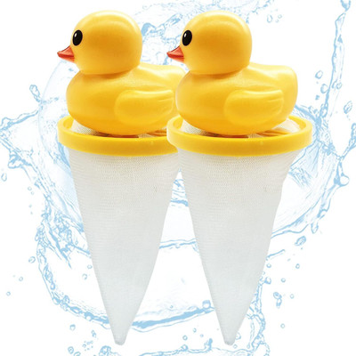 NISHIV Washing Machine Floating Lint Mesh Bag Net Hair Filter Remover Washing Machine Net(Pack of 2)