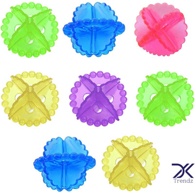 Dk Trendz Washing Machine Dryer Cleaning Soften Clothes Wash Ball (Pack of 8) Washing Machine Net(Pack of 8)