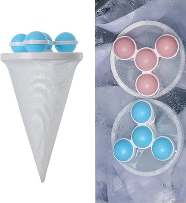 K.B.SALES Laundry Washing Machine Floating Lint Mesh Bag Net Hair Filter Remover Washing Machine Net(Pack of 2)