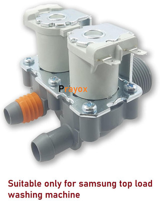 Prayox Water Inlet/Feed Valve Grey Suitable for Sansung Top Load Washing Machine Washing Machine Net(Pack of 1)