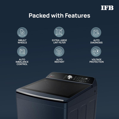 IFB 12 kg Fully Automatic Top Load Washing Machine with In-built Heater Blue(TL-121RB2S)
