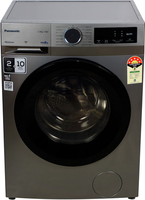 Panasonic 7 kg Fully Automatic Front Load Washing Machine with In-built Heater Grey(NA-147MG2L01)