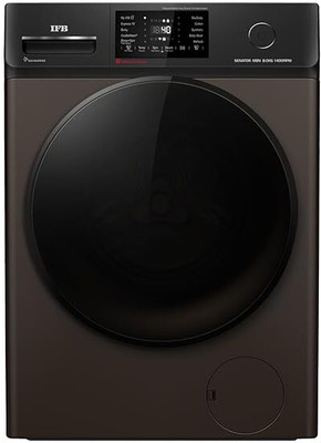 IFB 8 kg Fully Automatic Front Load Washing Machine with In-built Heater Black(Senator MBN 8014)