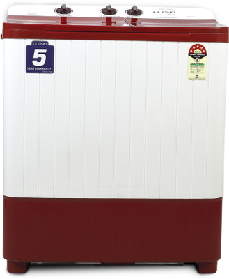Lloyd by Havells 6.5 kg 1300 RPM, 2 Wash Programs, Magic Filter Semi Automatic Top Load Washing Machine Red(GLWS655PUKRD)