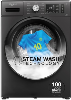 Whirlpool 8 kg 5 Star Inverter Steam Technology, 100+ Tough Stains, 6th Sense Soft Move Fully Automatic Front Load Washing Machine with In-built Heater Grey(XS8014BWME) Whirlpool 8 kg 5 Star Inverter Steam Technology, 100+ Tough Stains, 6th Sense Soft Move Fully Automatic Front Load Washing Machine with In-built Heater Grey(XS8014BWME)