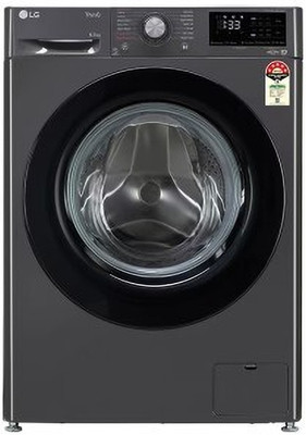 LG 6.5 kg with Steam,inverter Fully Automatic Front Load Washing Machine Black(FHV1265Z2M)