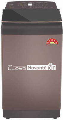 Lloyd 8.5 kg Fully Automatic Top Load Washing Machine with In-built Heater Brown, Black(GLWT855N12CB)