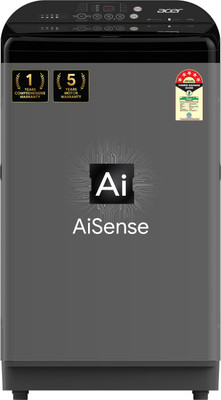Acer 7 Kg Quad Wash Series With AiSense, 5 Star Rating, AutoBalance, HelixFlow Pulsator, Pro-Foam Fully Automatic Top Load Washing Machine Black, Grey  (AR70FATLP1EC) For Rs. 12599 @ 61 %