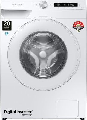 SAMSUNG 7 kg Wifi AI- Enabled Fully Automatic Front Load with In-built Heater White(WW70T502NTW1TL)   Washing Machine  (Samsung)
