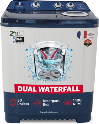 Thomson 7 kg 5 Star Aqua Magic Semi Automatic Top Load Washing Machine Blue(TSA7000SP)