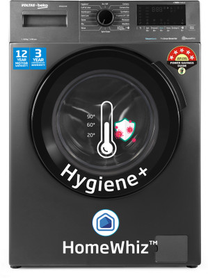 Voltas Beko By A Tata Product 6.5 Kg Steam Wash &Bluetooth Enabled HomeWhiz Fully Automatic Front Load Washing Machine With In-built Heater Grey (WFL6512VTMP) For Rs. 19990 @ 48 %