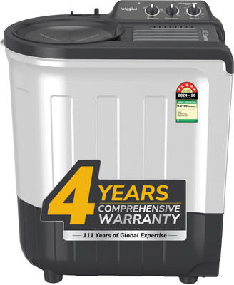 6.5 kg 5 Star with Ace Wash Station, 1400 RPM Speed and Rust Proof Body Semi Automatic Top Load Washing Machine Grey(MAGIC CLEAN 6.5 GREY (5YR))