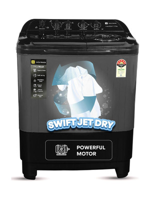 Realme TechLife 10 kg Semi Automatic Top Load Washing Machine Grey(RMSA1005NNNHS)