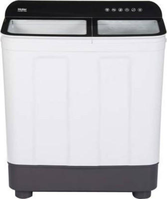 Haier 8.5 kg Semi Automatic Top Load Washing Machine Black, White(HTW85-178BK)