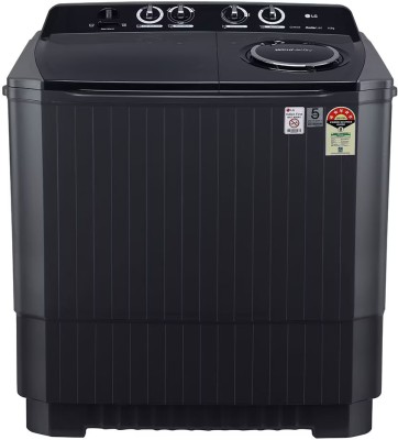 LG 11.5 kg Semi Automatic Top Load Washing Machine Black(P115ASKAZ)