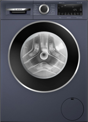BOSCH 8 kg Fully Automatic Front Load Washing Machine with In-built Heater Blue(WGA2341PIN)