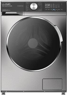 Lloyd 10 kg Fully Automatic Front Load Washing Machine with In-built Heater Black(GLWF104TAGGB)
