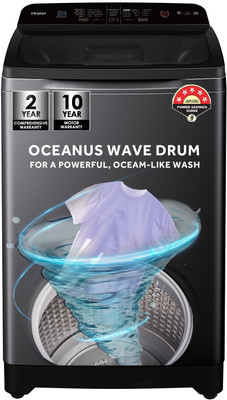 Haier 7 kg Fully Automatic Top Load Washing Machine Grey(HWM70-678ES8)