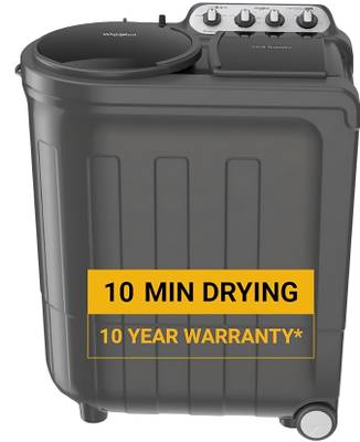 Whirlpool 8.5 kg Semi Automatic Top Load Grey
