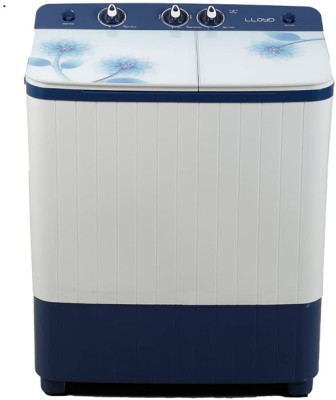 Lloyd 6.5 kg Semi Automatic Top Load Washing Machine Blue, White(LWMS65BE1)