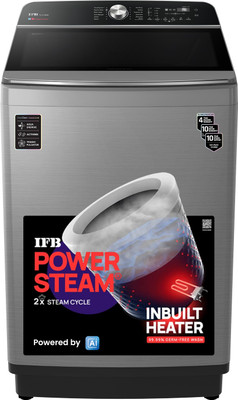 IFB 11 kg 5 Star with DeepClean Technology, Power Steam, AI Powered, Aqua Energie, 5D Wash Fully Automatic Top Load Washing Machine with In-built Heater Grey(TL111IN3SN)