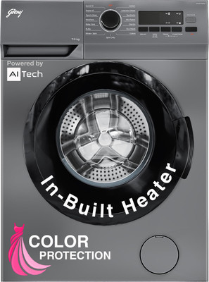 Godrej 7 kg Fully Automatic Front Load Washing Machine with In-built Heater Silver(WFEON ARG 7014 FEBDT SLSR)