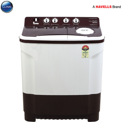 Lloyd 75 Kg Semi Automatic Top Load Washing Machine Maroon, White For Rs. 8091 @ 54% off
