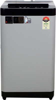 Panasonic 7.5 kg Fully Automatic Top Load Washing Machine Grey, Black(NA-F75LR1MRB)