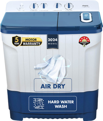 MarQ by Flipkart 8.5 kg 5 Star Rating Innowash Range Semi Automatic Top Load Washing Machine Blue, White(MQSA855NNNDN)